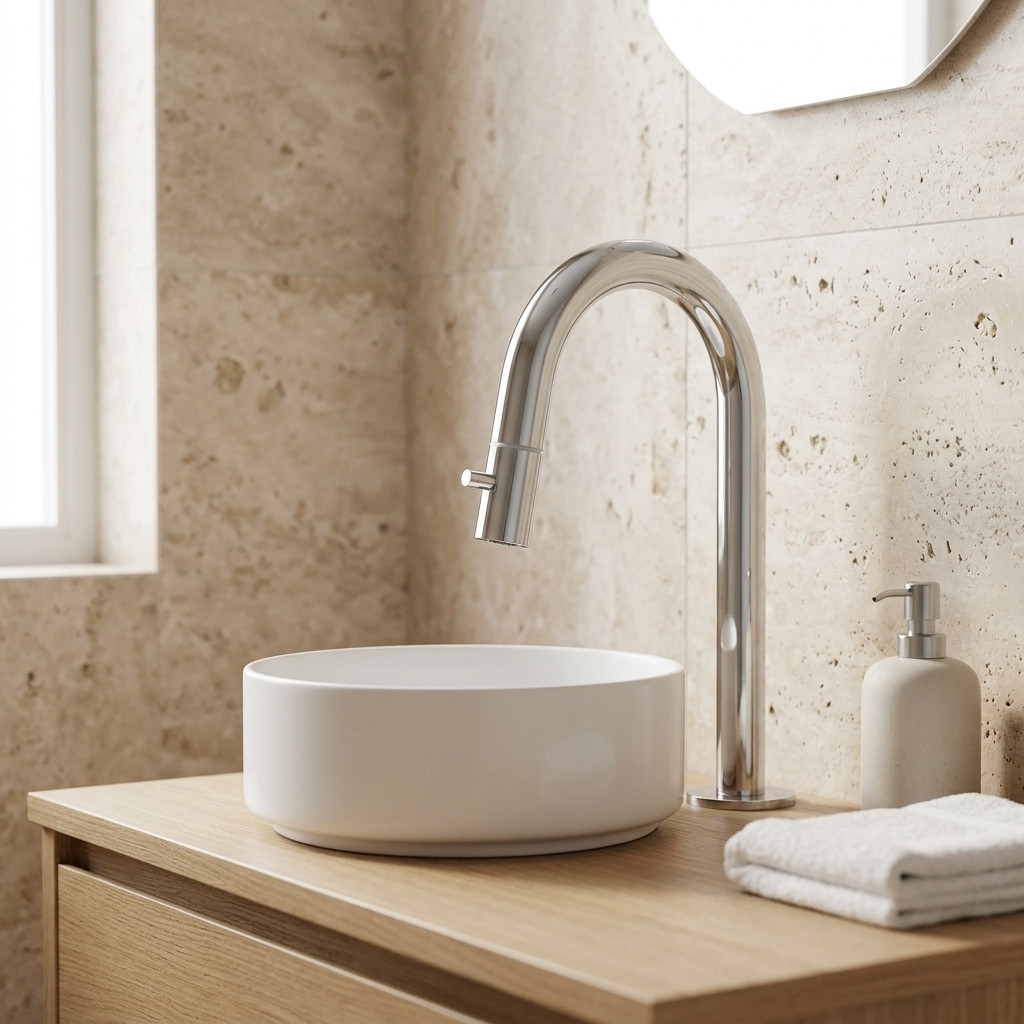 Aquanello Eterna Tall Faucet Chrome-Look Stainless Steel ET4002-01